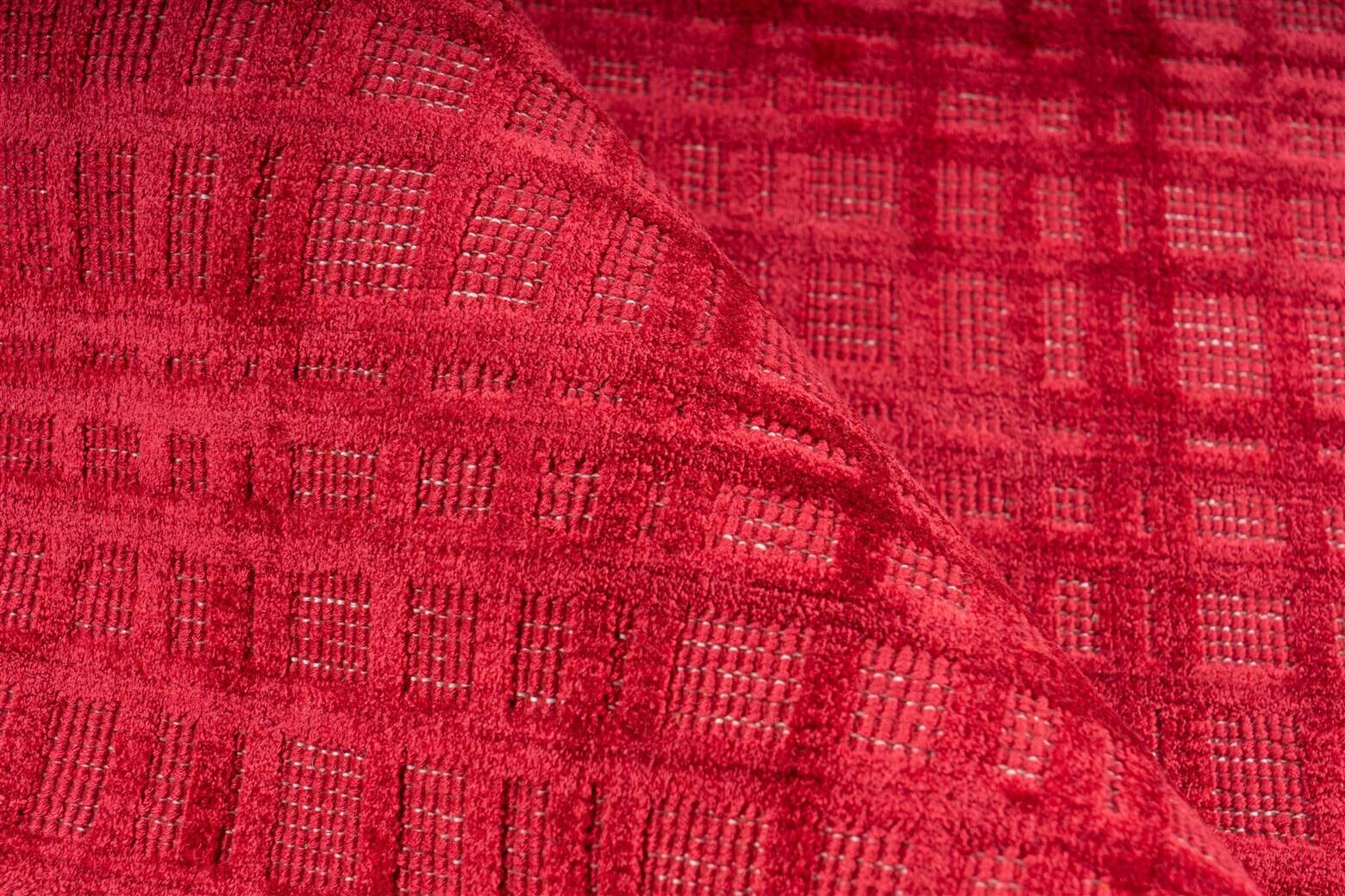 Padiro Kurzflorteppich Karma 125 kirsche B/H/L: ca. 80x0,8x150 cm