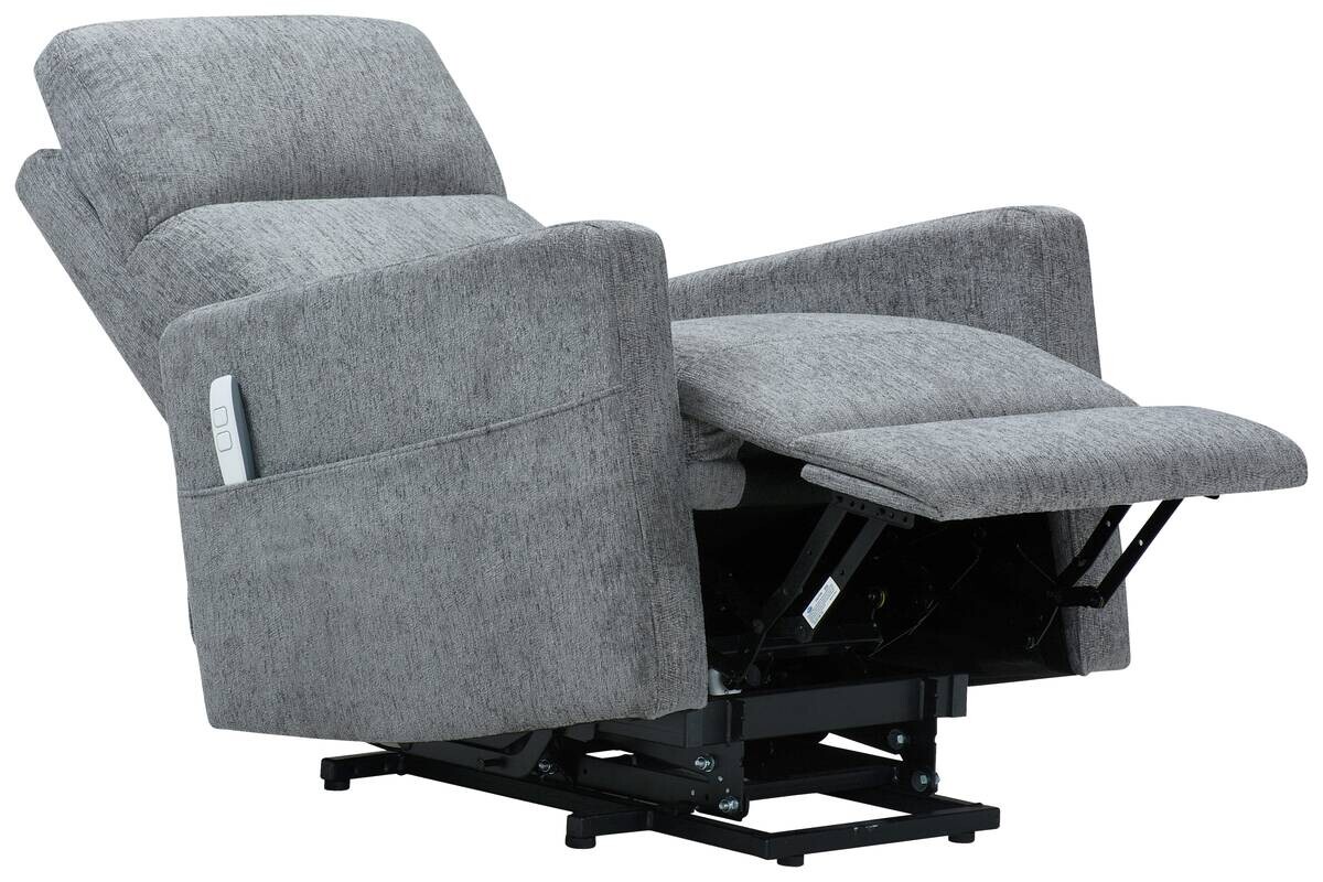 TV-Sessel grau Polyester B/H/T: ca. 79x105x98 cm