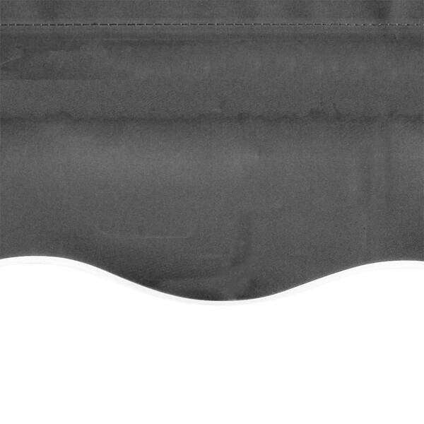 vidaXL Markisenstoff anthrazit B/L: ca. 245x280 cm