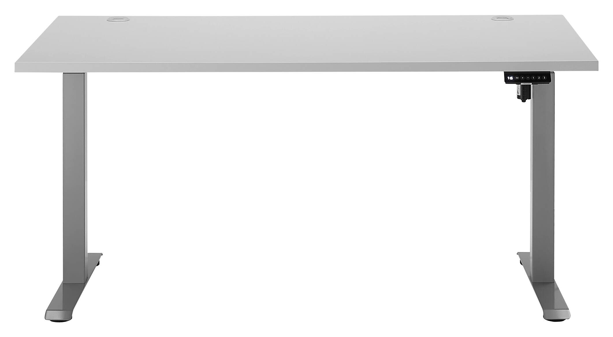 höhenverstellbarer Schreibtisch Pronto 2 weiß B/H/T: ca. 160x75x77 cm