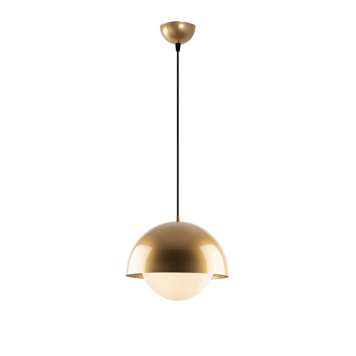 Opviq Pendelleuchte Camgoz-11029 gold Metall Glas B/H/T/L/D: ca. 30x108x30x30x30 cm E27 1 Brennstellen