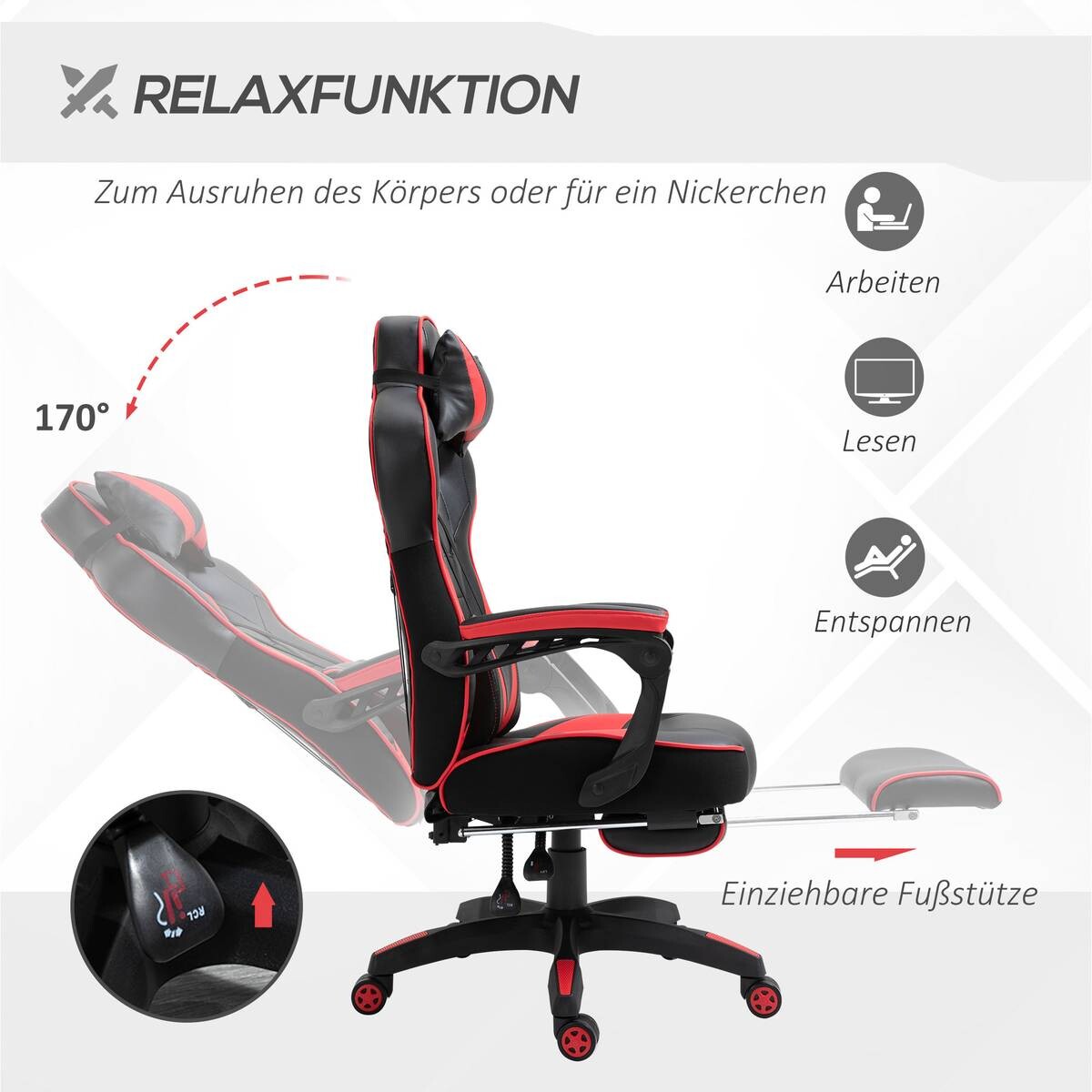 Drehstuhl 921-237RD schwarz