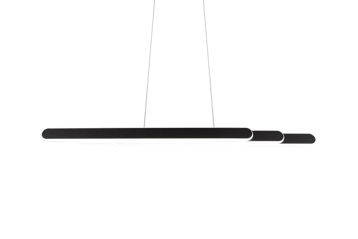 Reality LED-Pendelleuchte schwarz Metall