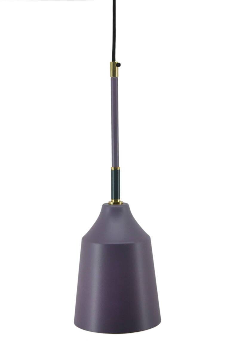 Kayoom Pendelleuchte Caja 387 violett Eisen B/H/L: ca. 15x45x15 cm E27 1 Brennstellen