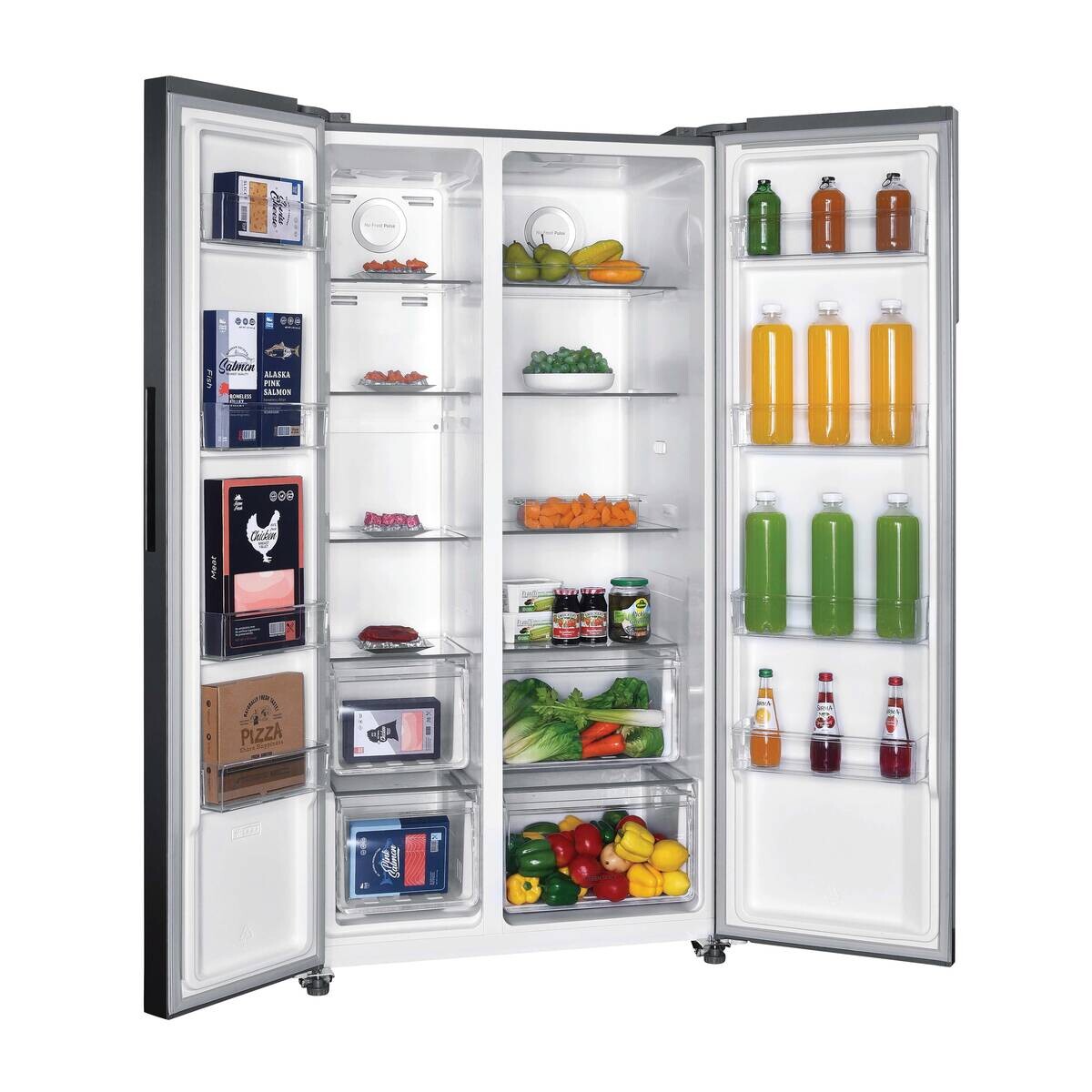 Hoover Side-by-Side HHSBSO6174DX dark Inox B/H/T: ca. 91x177x67 cm