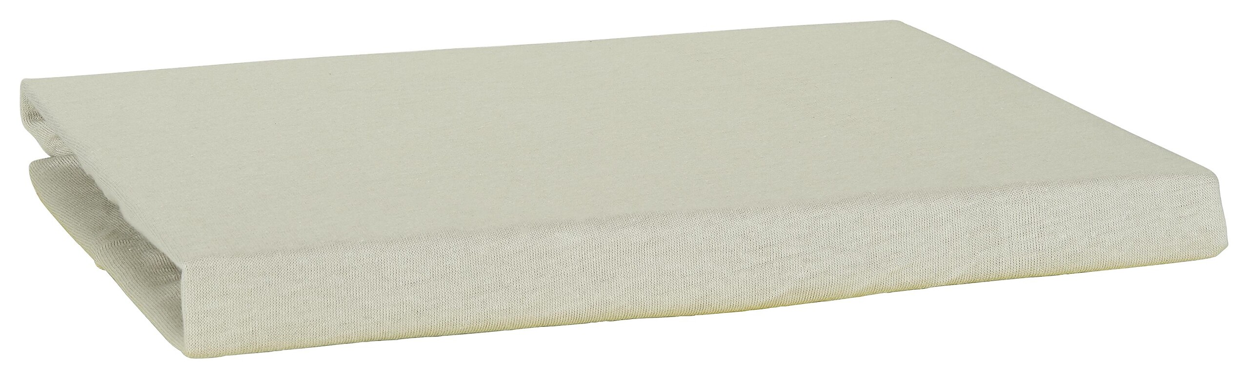 Elegance Jersey Spannbetttuch silber 100% Baumwolle B/L: ca. 150x200 cm
