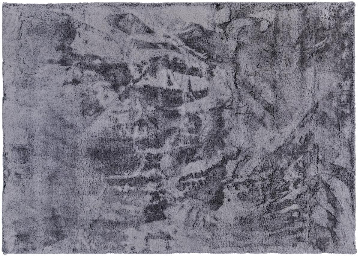 Fellimitat Maya Silbergrau B/L: ca. 60x100 cm