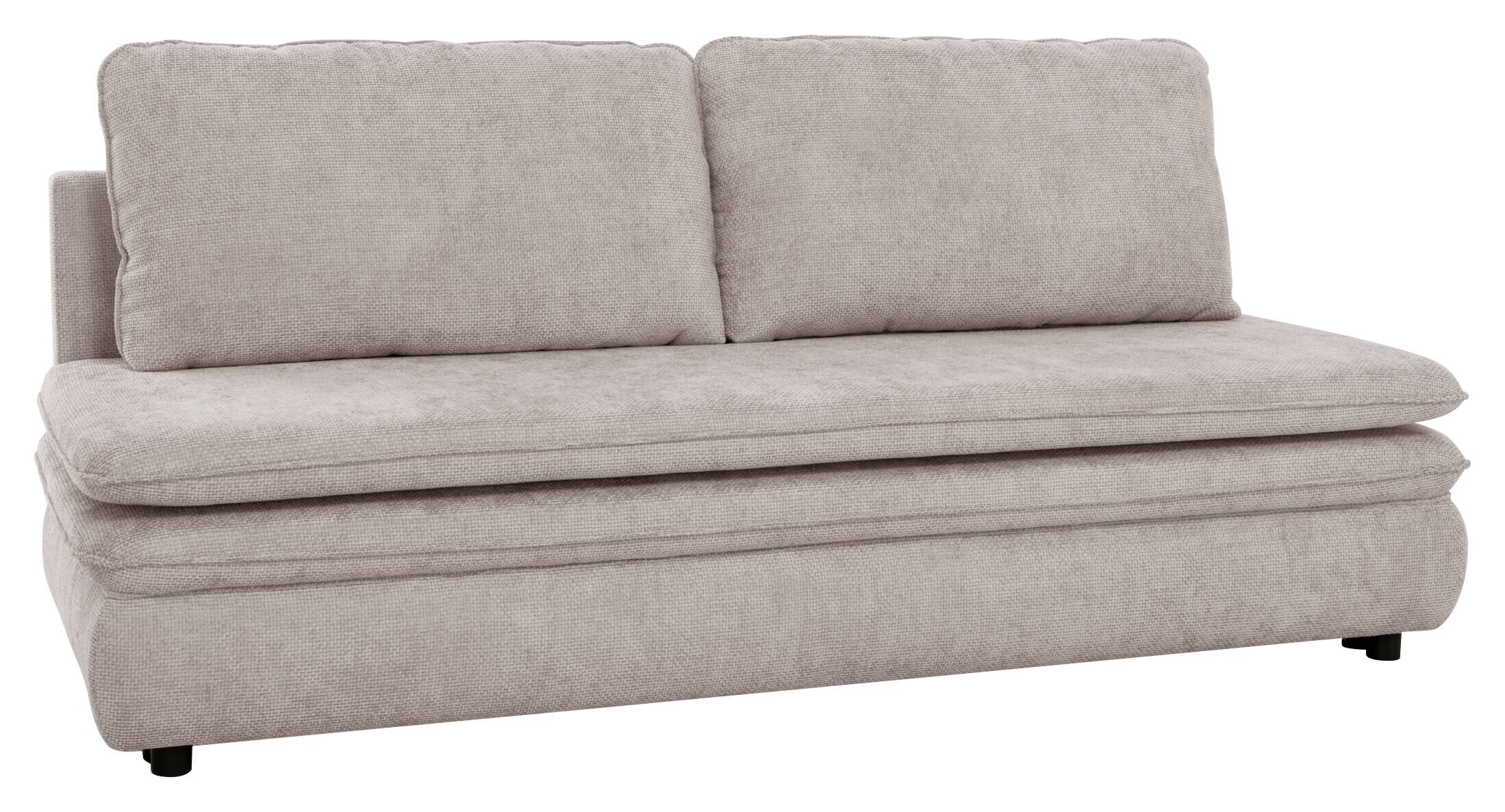 Schlafsofa Greige Microfaser B/H/T: ca. 200x89x85 cm