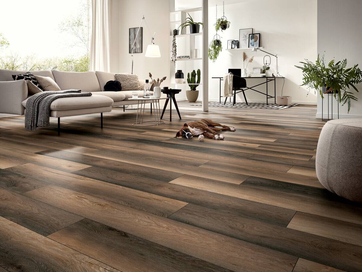 Laminatboden Gnarrenburg ca. 2,131 m² im Paket B/L: ca. 19,3x138 cm pro Paket