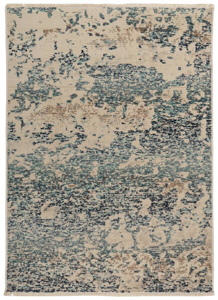 Kayoom Kurzflorteppich Charin 325 blau B/H/L: ca. 120x0,35x180 cm
