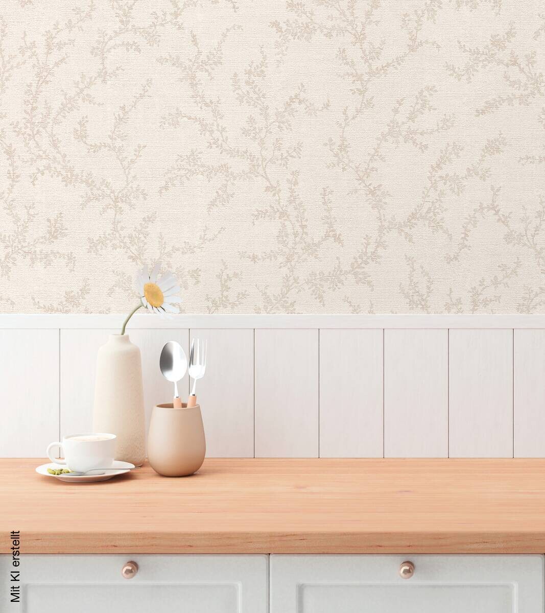 A.S.Creation Vliestapete braun creme beige B/H/D: ca. 53x1005x8,2 cm