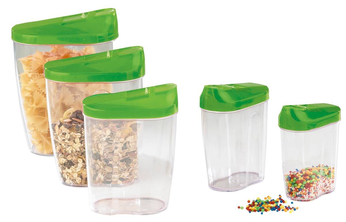 Schüttdosenset sortiert B/H/L: ca. 9x20,5x15 cm