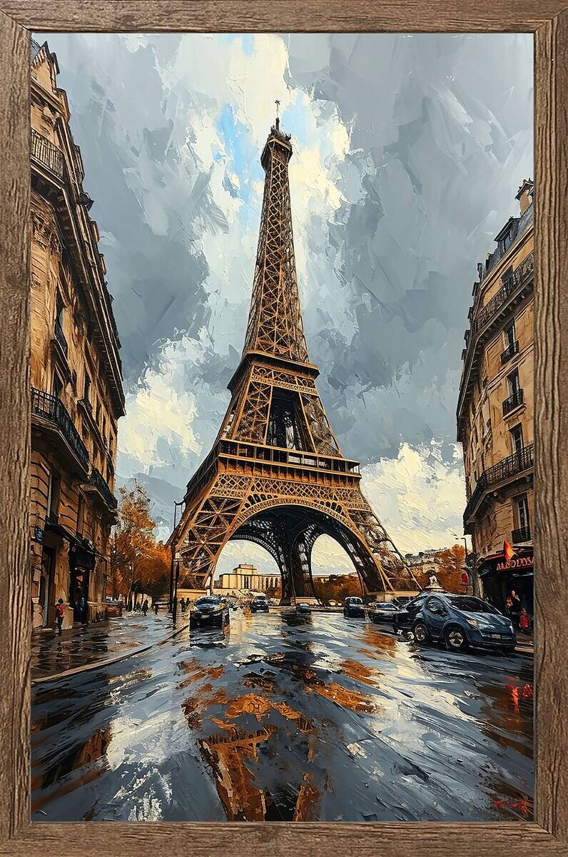 Gerahmtes Bild Paris B/H: ca. 70x50 cm