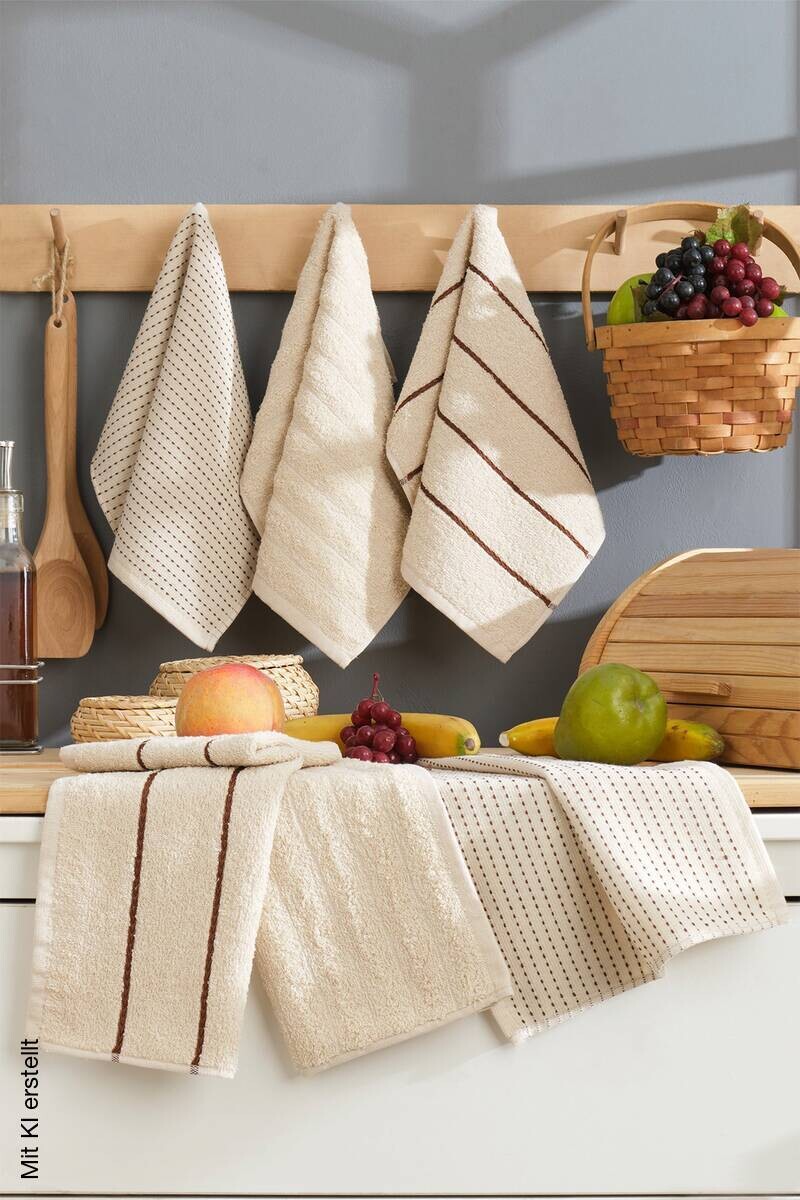 Mijolnir Frottier-Set beige Baumwolle B/L: ca. 30x50 cm