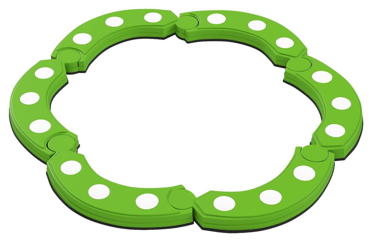 AIYAPLAY Kinder Schwebebalken grün B/H/L: ca. 101x7x101 cm