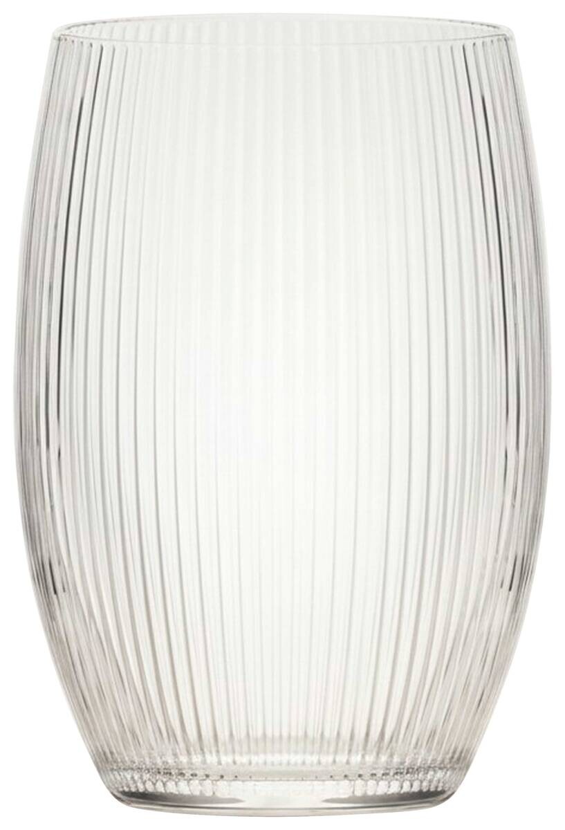 Vase klar Glas H/D: ca. 20x14 cm