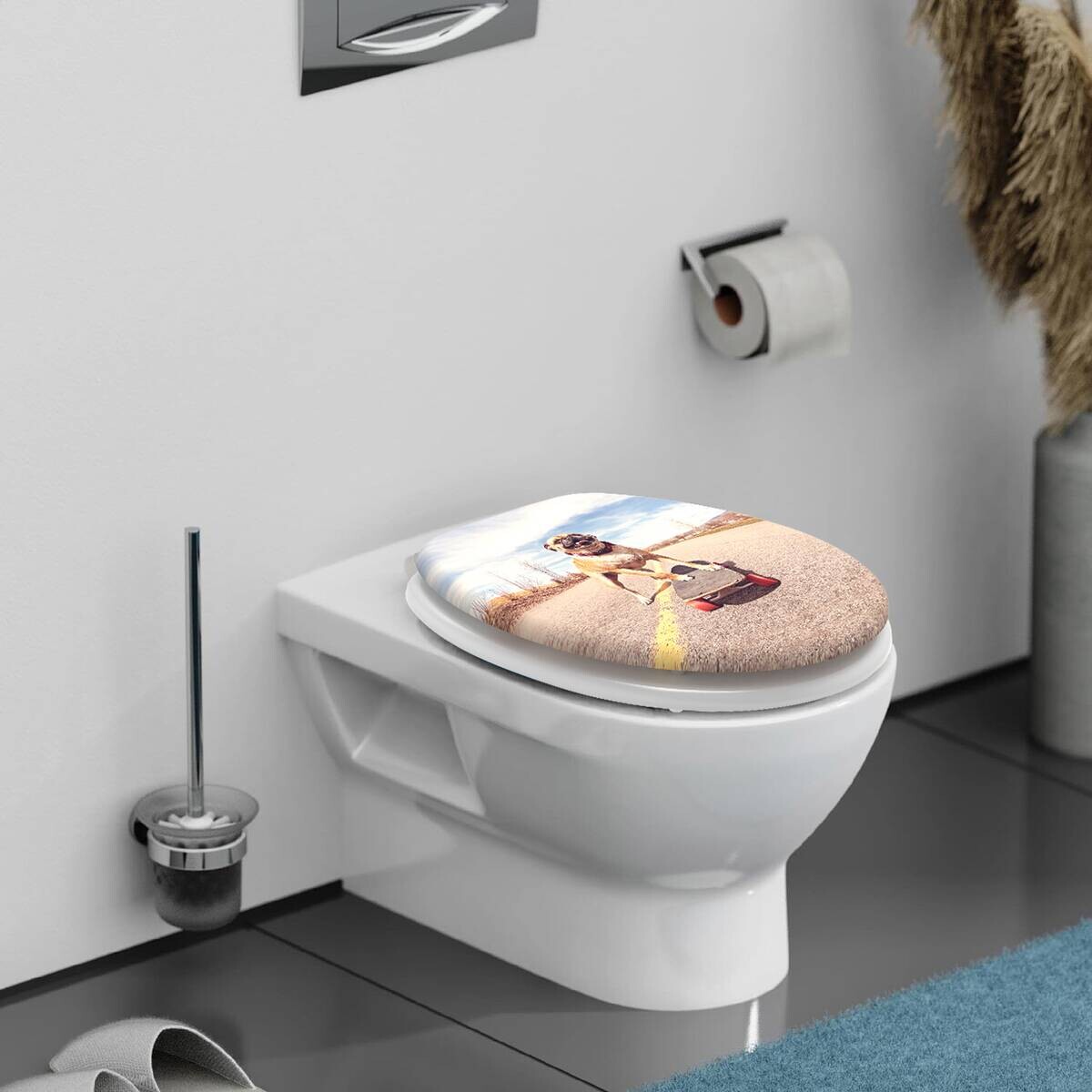 WC-Sitz multicolor MDF