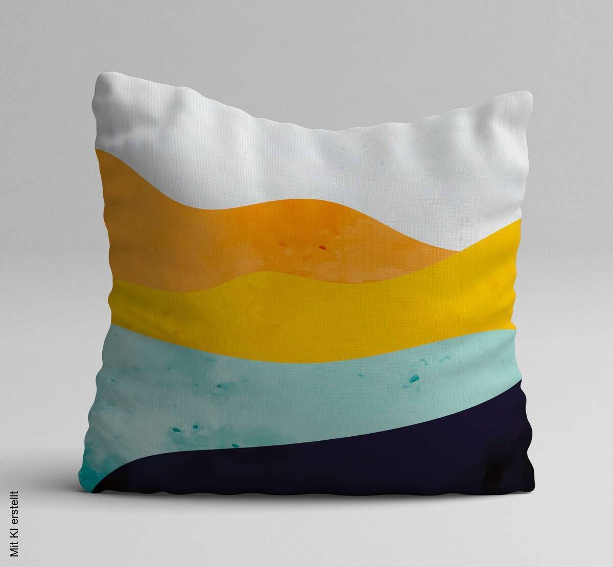Kissenbezug mehrfarbig Polyester B/L: ca. 43x43 cm