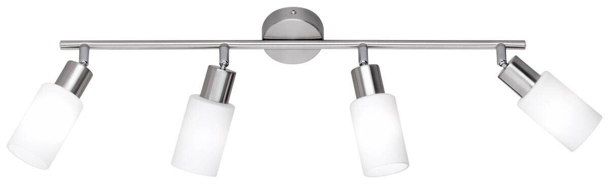 Spot Mars nickel Metall B/H/T: ca. 60x21x8 cm E14 4 Brennstellen