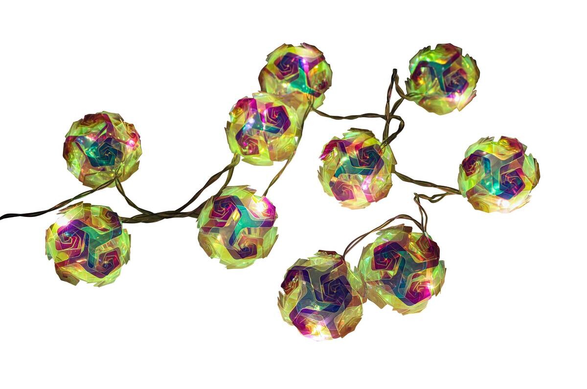 Nolo LED-Lichterkette String transparent B/H/T: ca. 165x5x4 cm