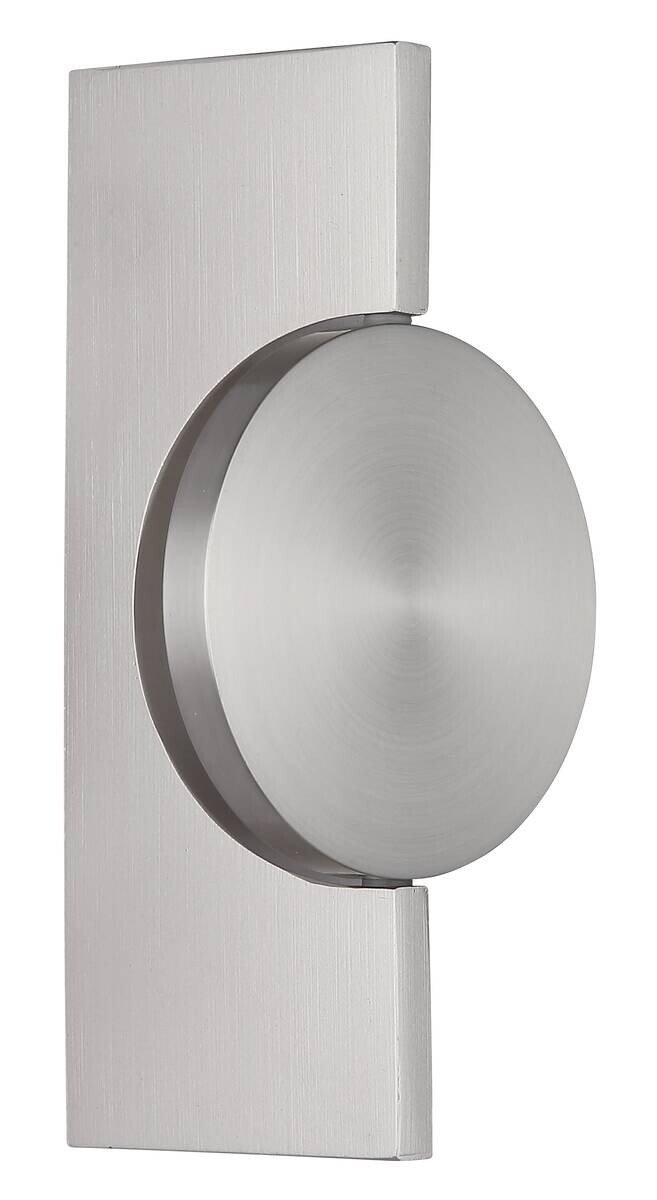 GLOBO LED-Wandleuchte nickel Metall Aluminium B/H: ca. 10x20 cm 1 Brennstellen