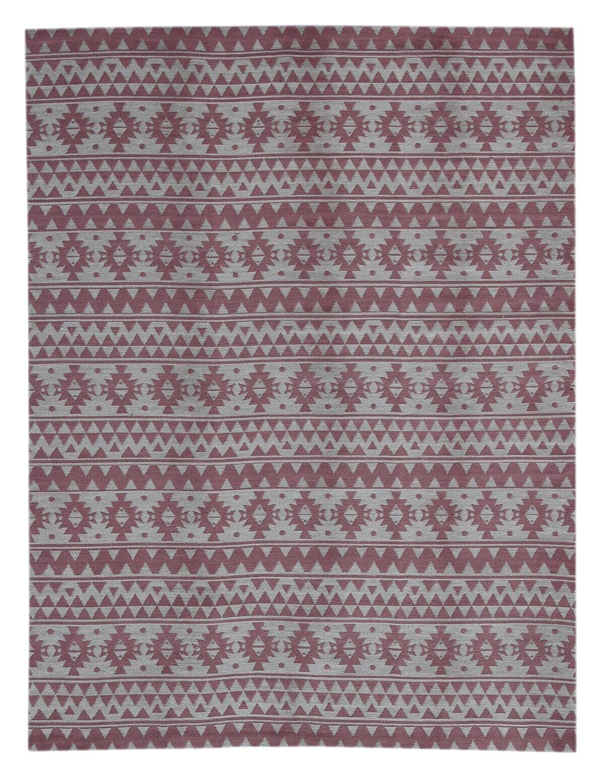 Kayoom Flachgewebeteppich Sunny 210 pink B/L: ca. 80x150 cm