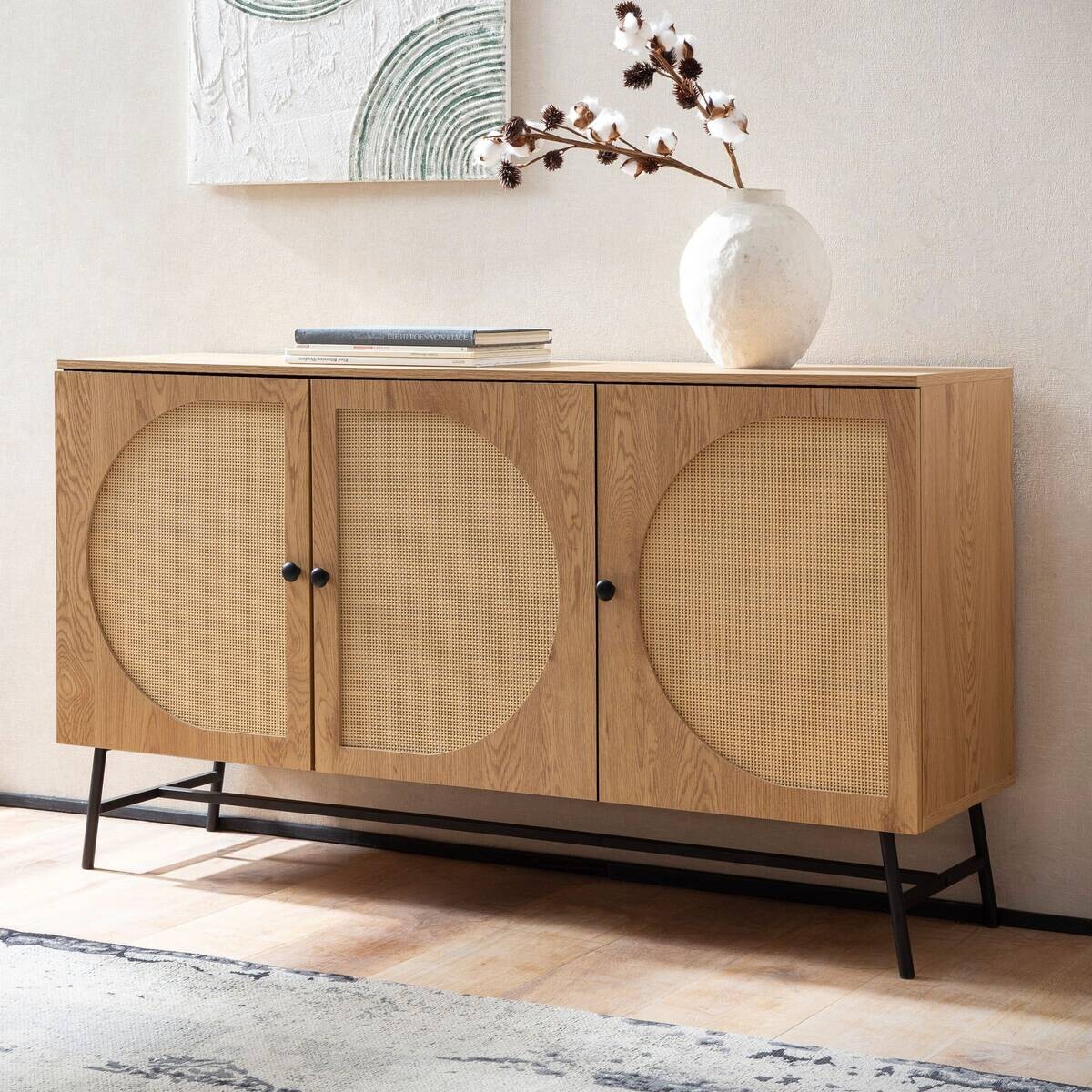 Sideboard natur Eiche Optik B/H/T: ca. 140x80x39 cm