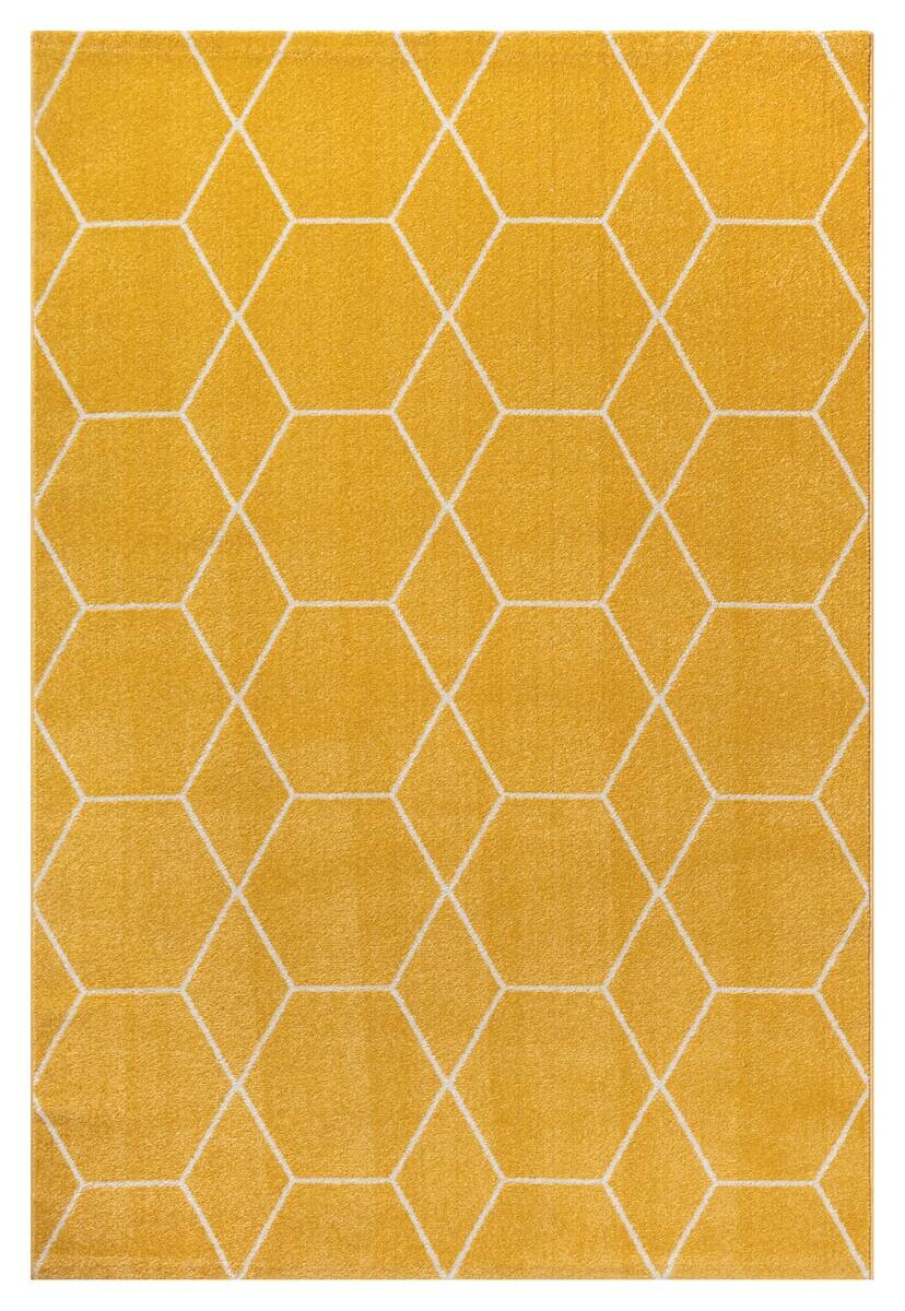 Sanat Teppich Trellis gelb B/L: ca. 120x170 cm