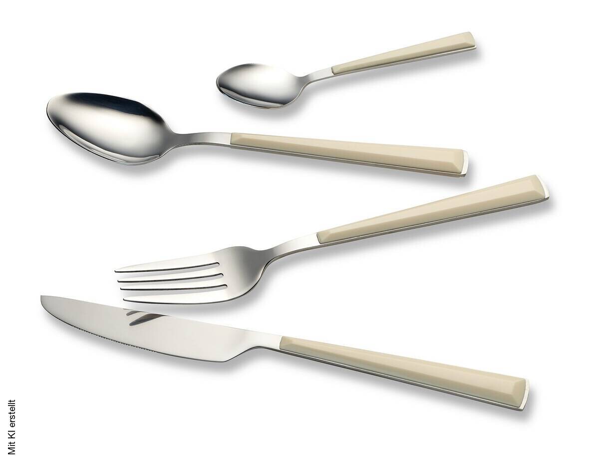 ECHTWERK Besteckset Basic creme Edelstahl 16 tlg.