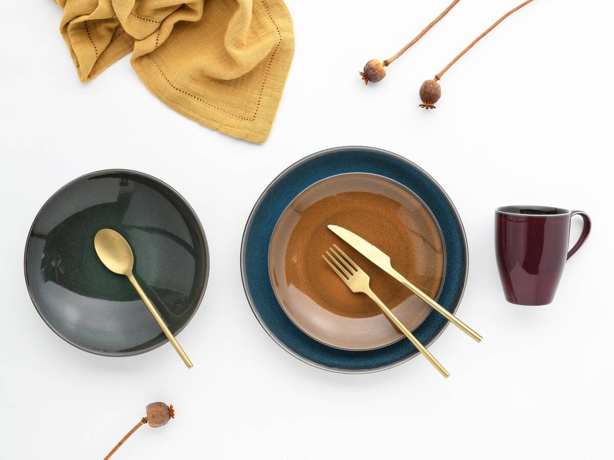 CreaTable Kombiservice Marrakesch multicolor Steinzeug 16 tlg.