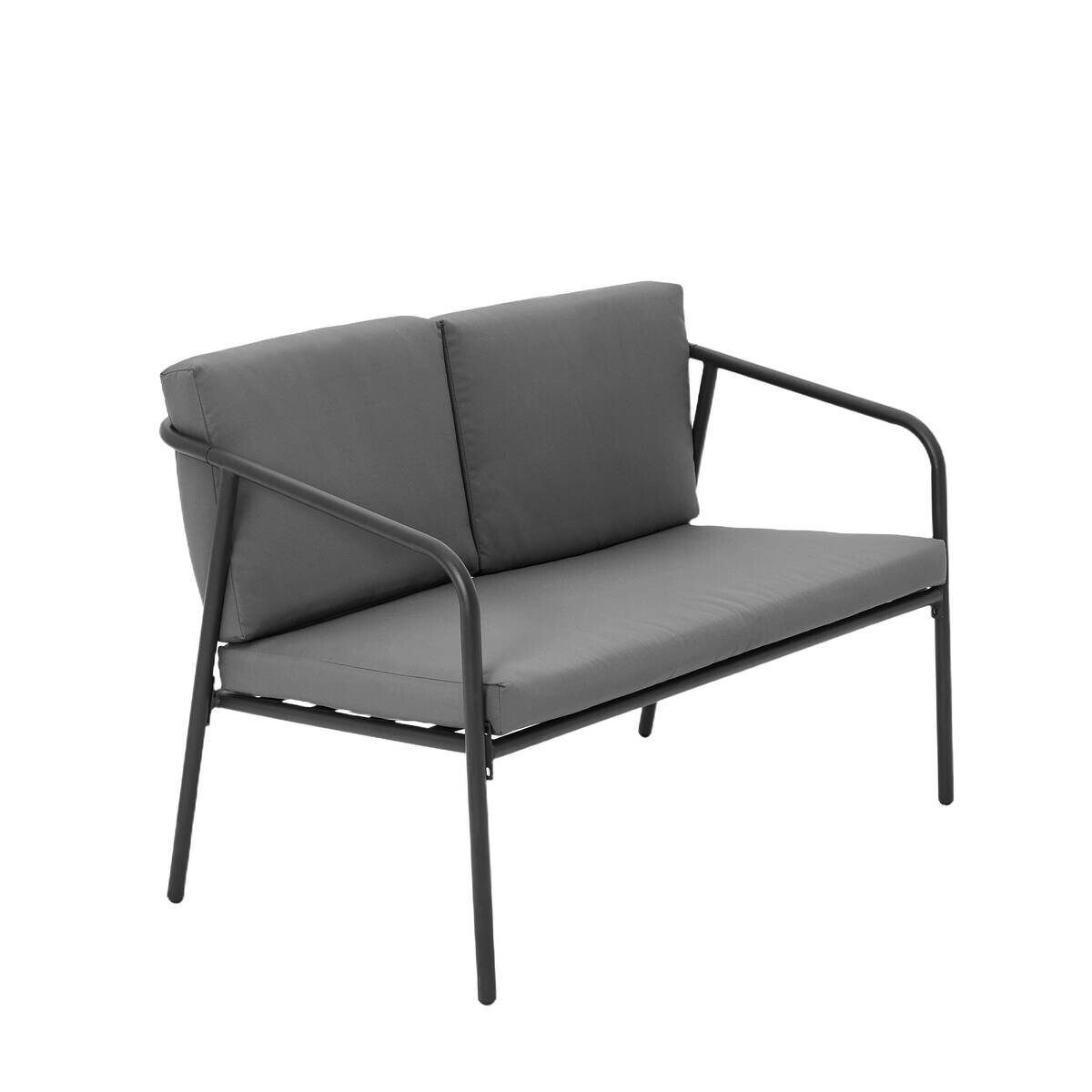 POCOline Loungeset Samos grau Stahl