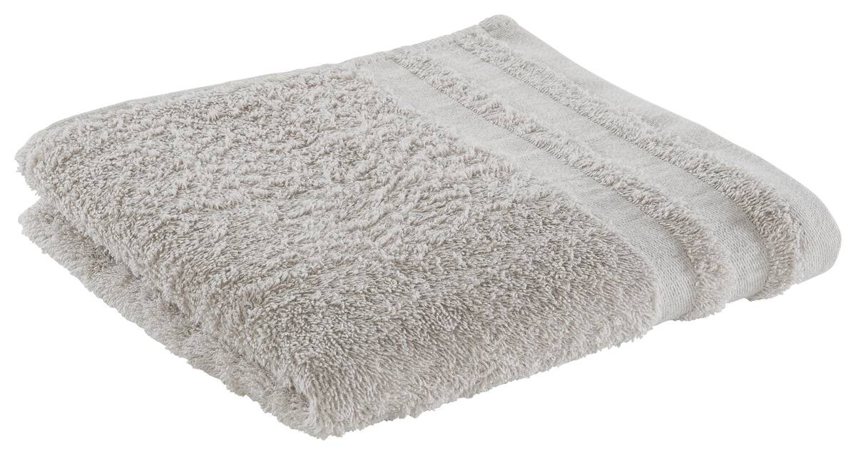 Handtuch Miami silber 100% Baumwolle B/L: ca. 50x100 cm