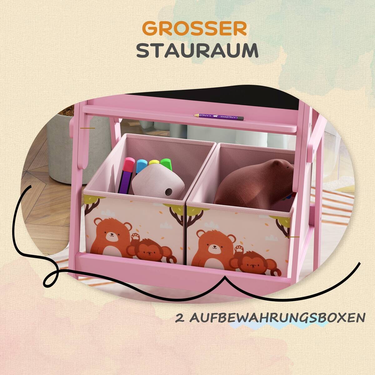 AIYAPLAY Kindertafel B/H/L: ca. 49x113x53,5 cm