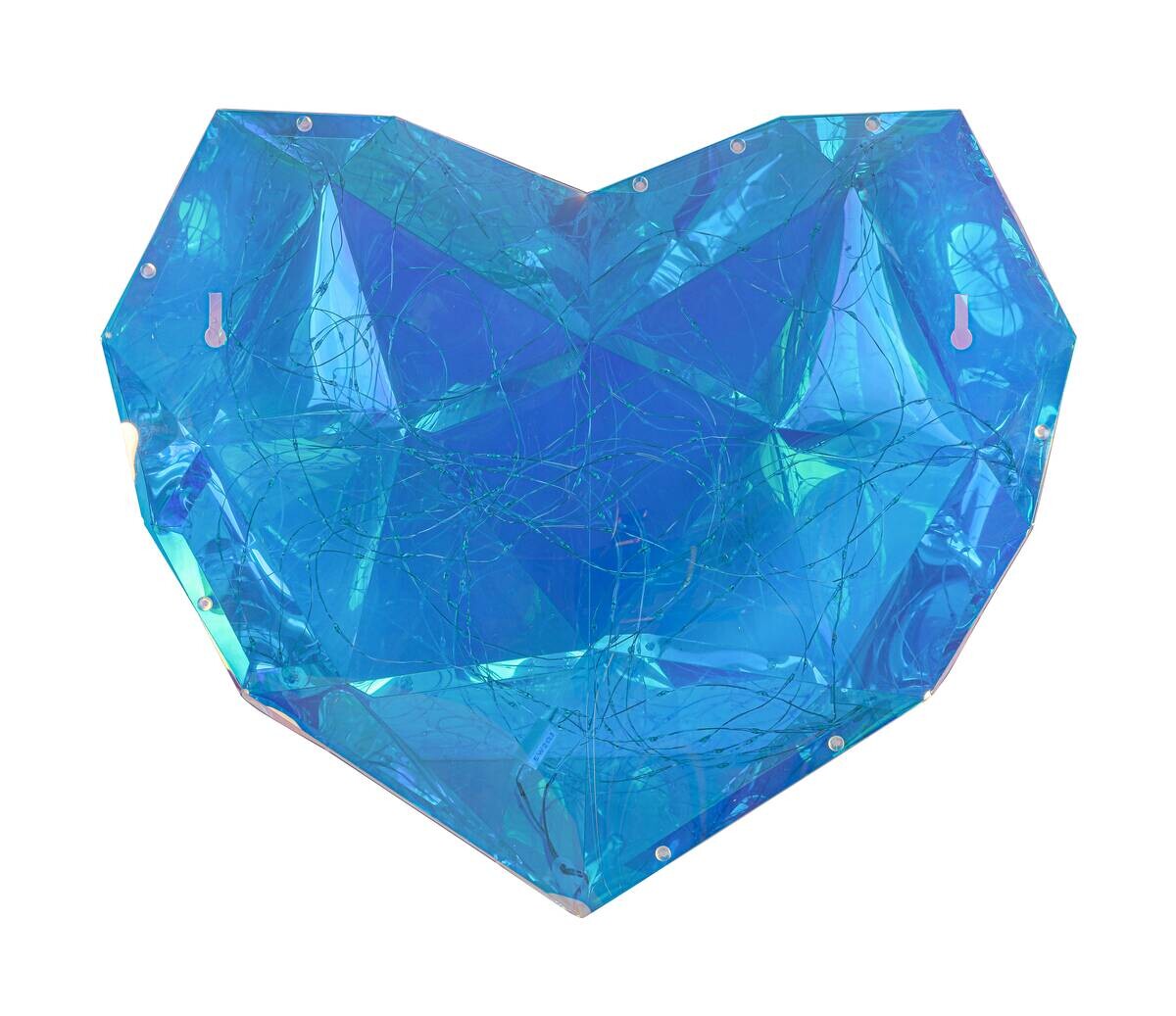 Nolo LED-Dekoleuchte Heart transparent B/H/T: ca. 45x9x38 cm