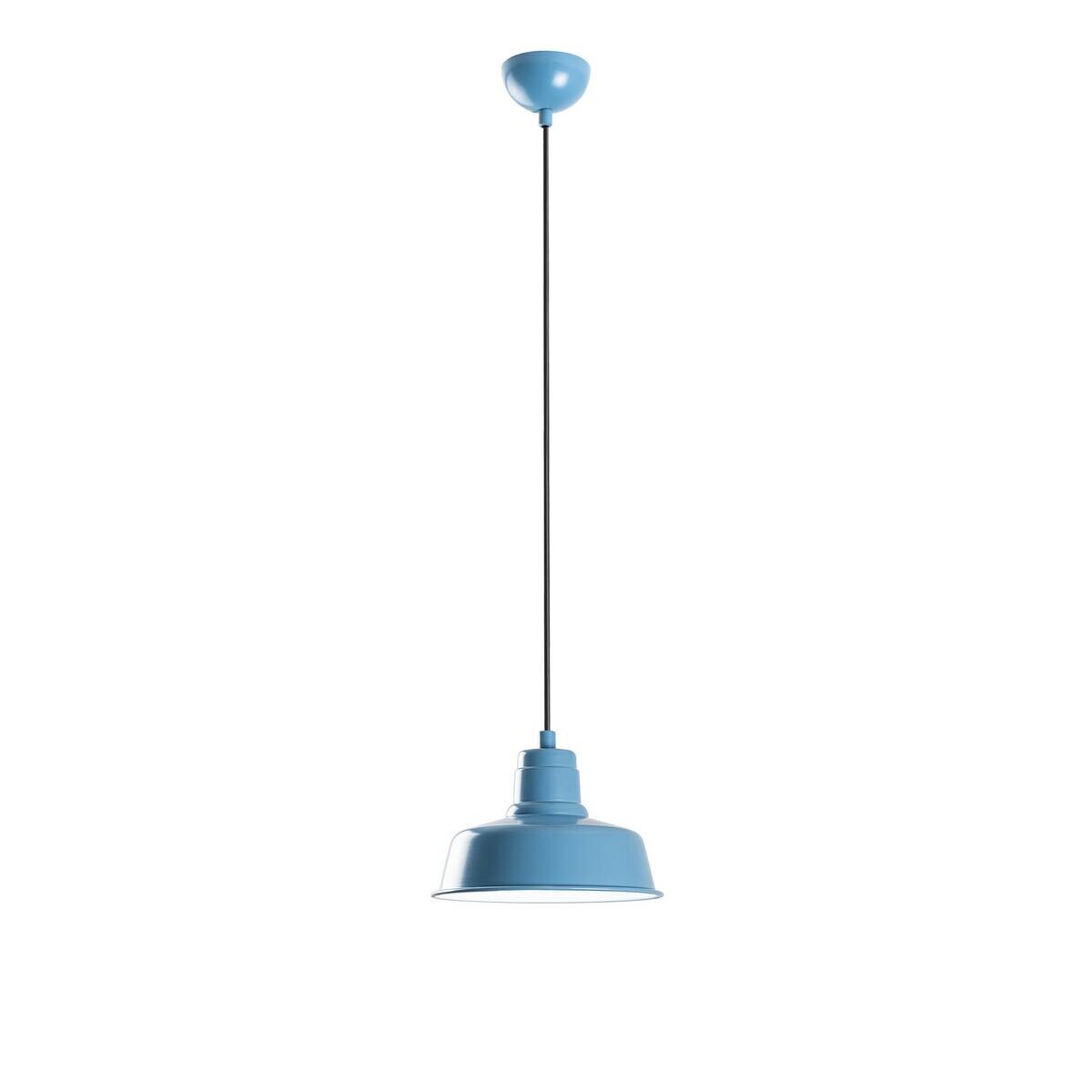 Opviq Pendelleuchte blau B/H/T: ca. 19x108x19 cm E27 1 Brennstellen