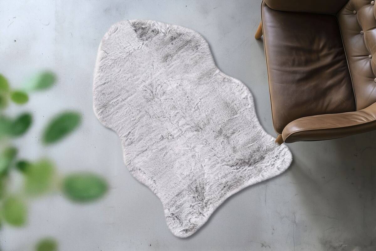 Obsession Teppich Infinity grau B/H/L: ca. 60x6x90 cm