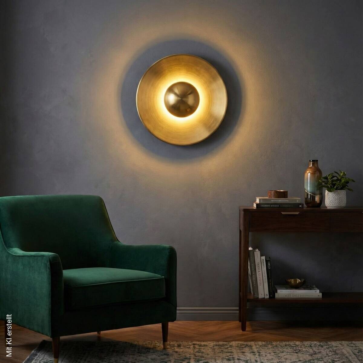 Opviq Wandleuchte bronze B/H/T: ca. 35x20x35 cm G9 1 Brennstellen
