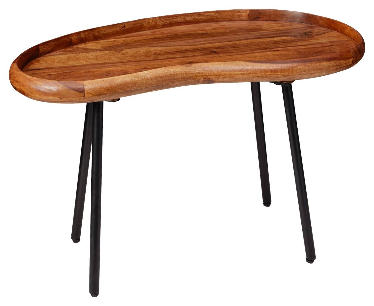 Couchtisch braun B/H/T: ca. 71x42x40 cm