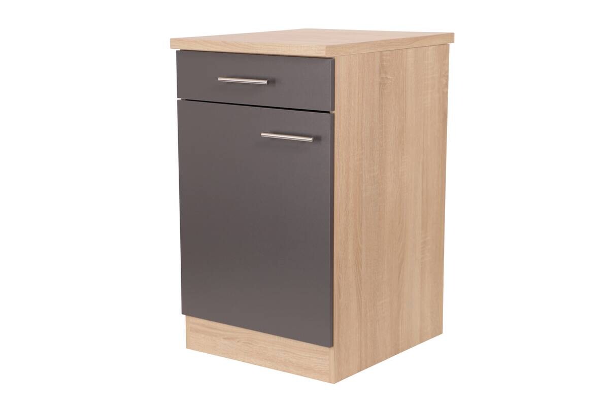 Unterschrank Merle grau B/H/T: ca. 50x85x60 cm