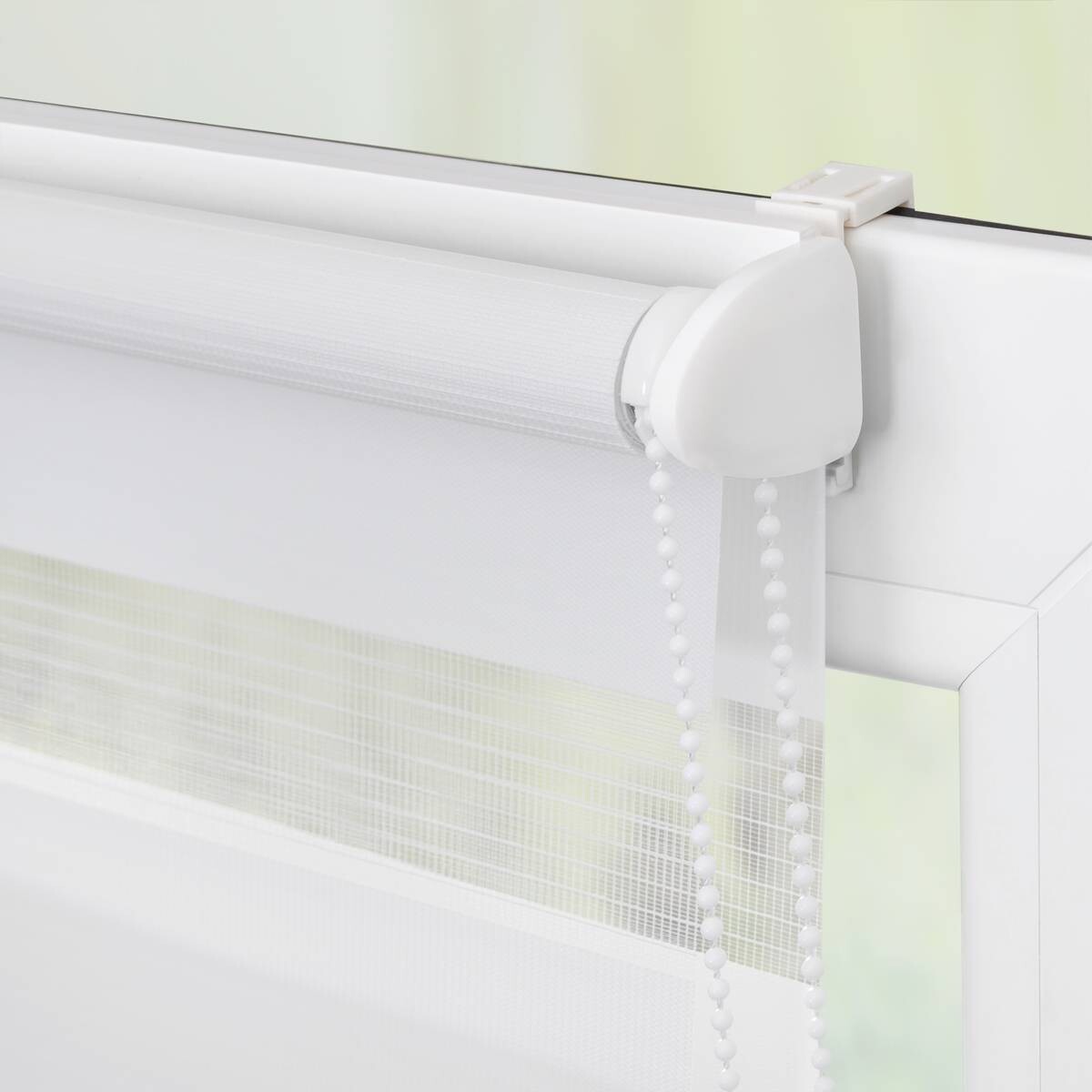 LICHTBLICK Doppelrollo Duo Sterne petrol B/T: ca. 80x150 cm