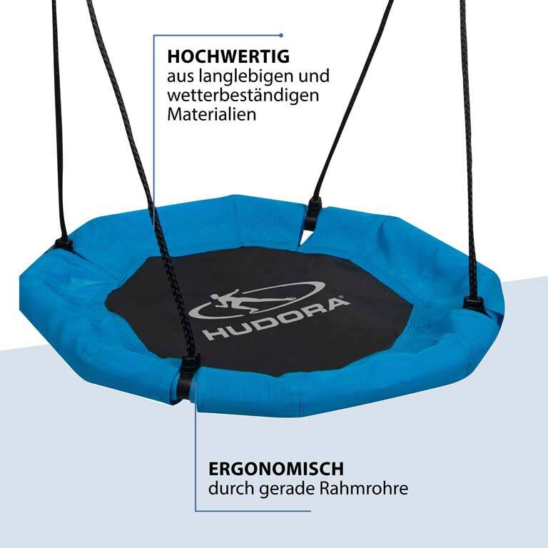 Hudora Nestschaukel Octagon 70 schwarz B/H/L: ca. 70x10x70 cm
