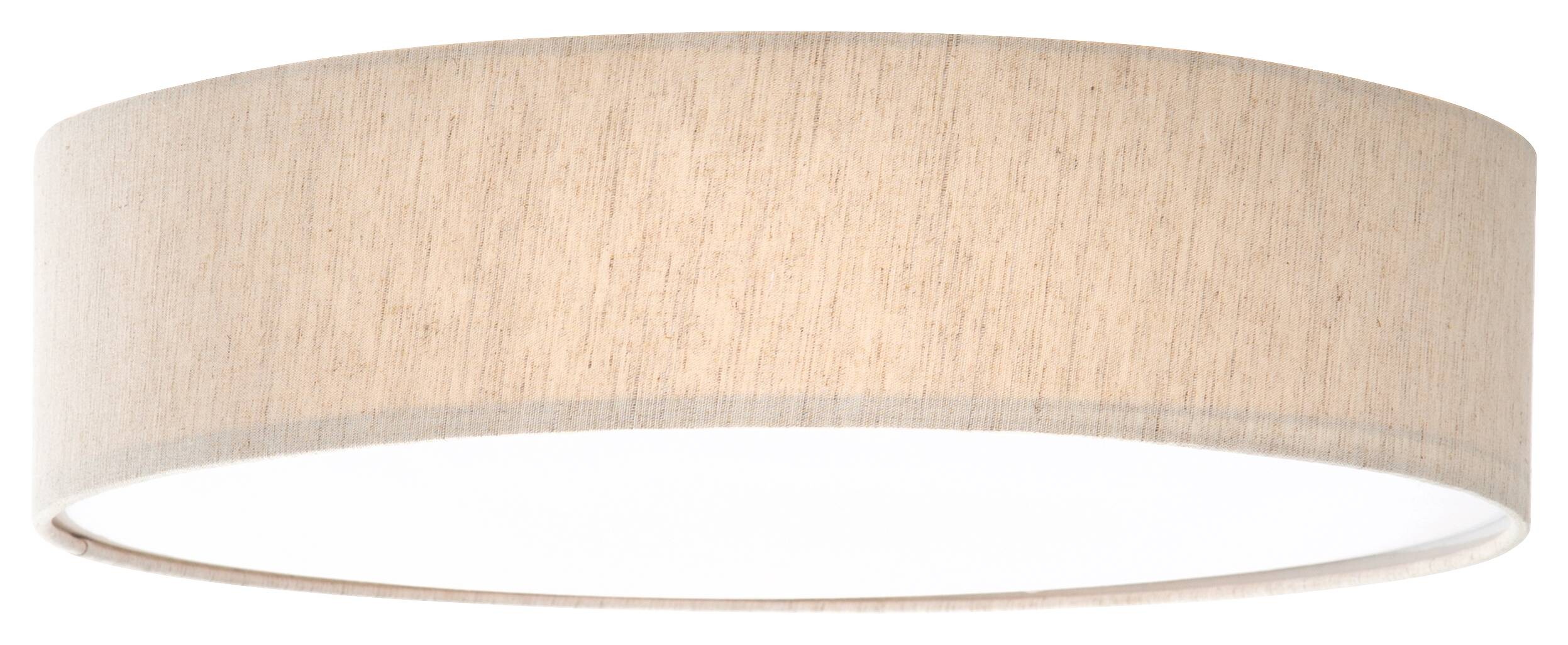 GLOBO Deckenleuchte Conny beige H/D: ca. 15x50 cm 1 Brennstellen