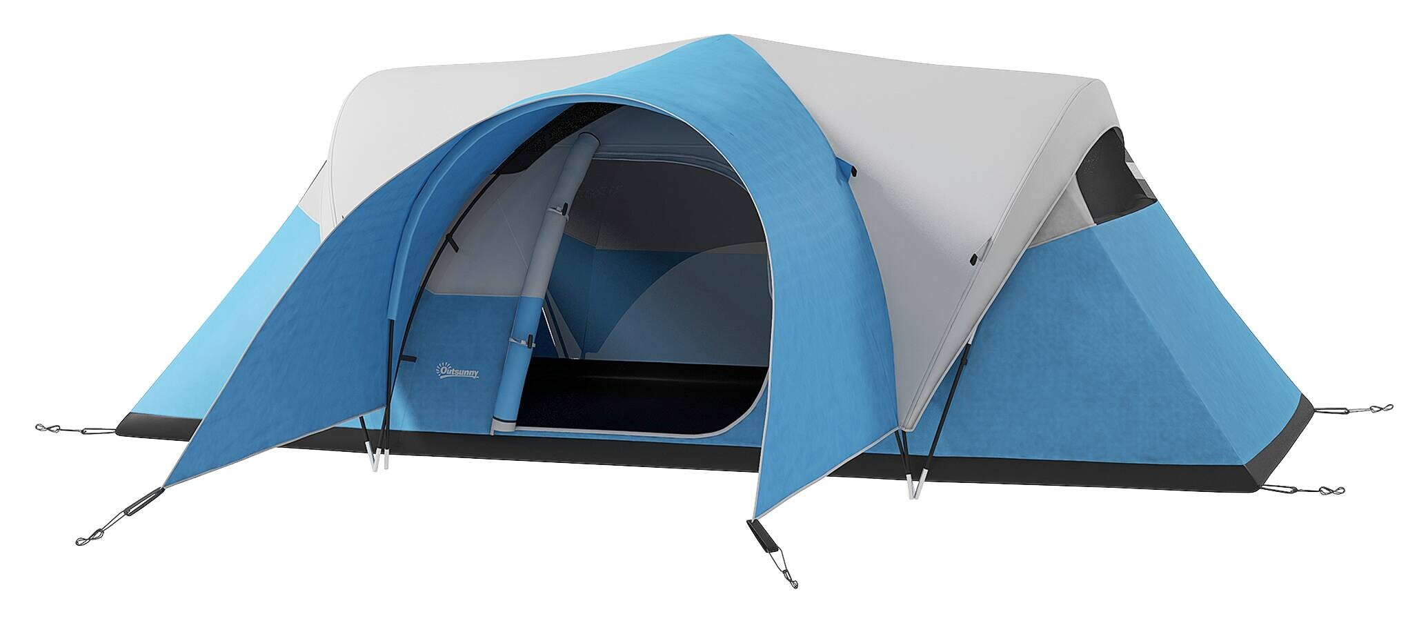 Outsunny Tunnelzelt B/H/L: ca. 300x198x550 cm