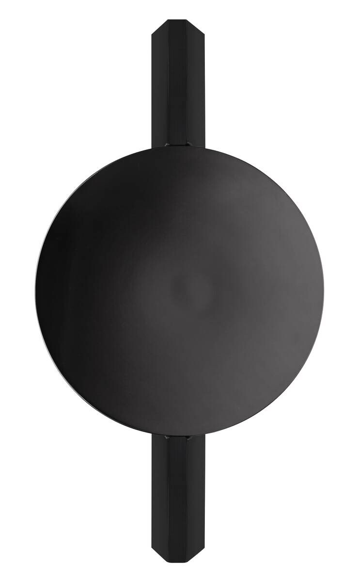 GLOBO LED-Wandleuchte schwarz Metall Aluminium B/H: ca. 15x28 cm 1 Brennstellen