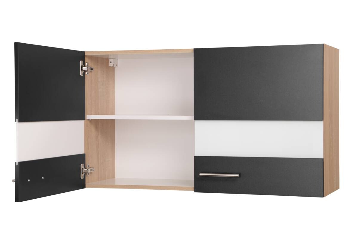 Hängeschrank Merle schwarz B/H/T: ca. 100x56x35 cm