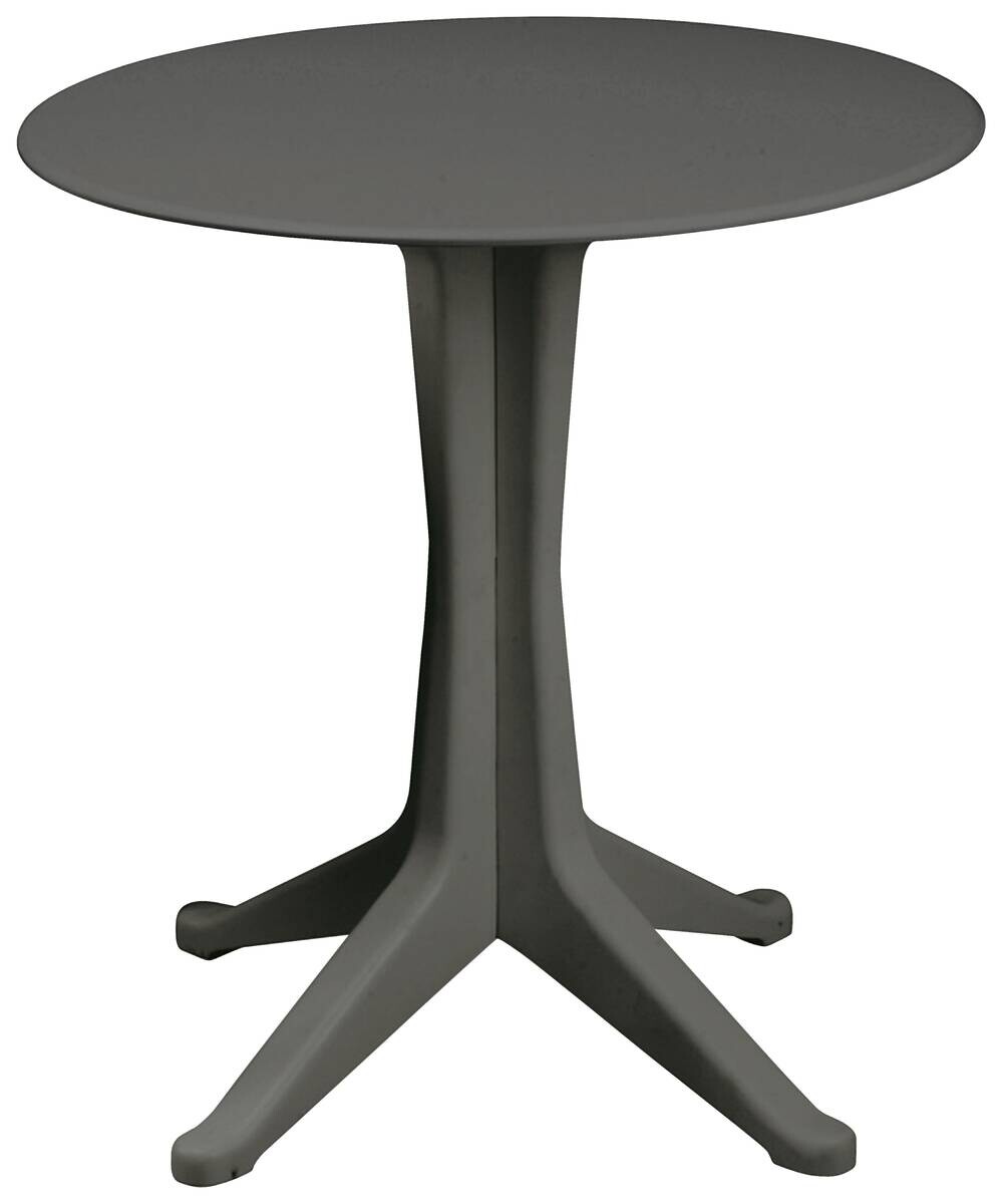 ProGarden Kunststofftisch Levante anthrazit Polypropylen H/D: ca. 72x70 cm