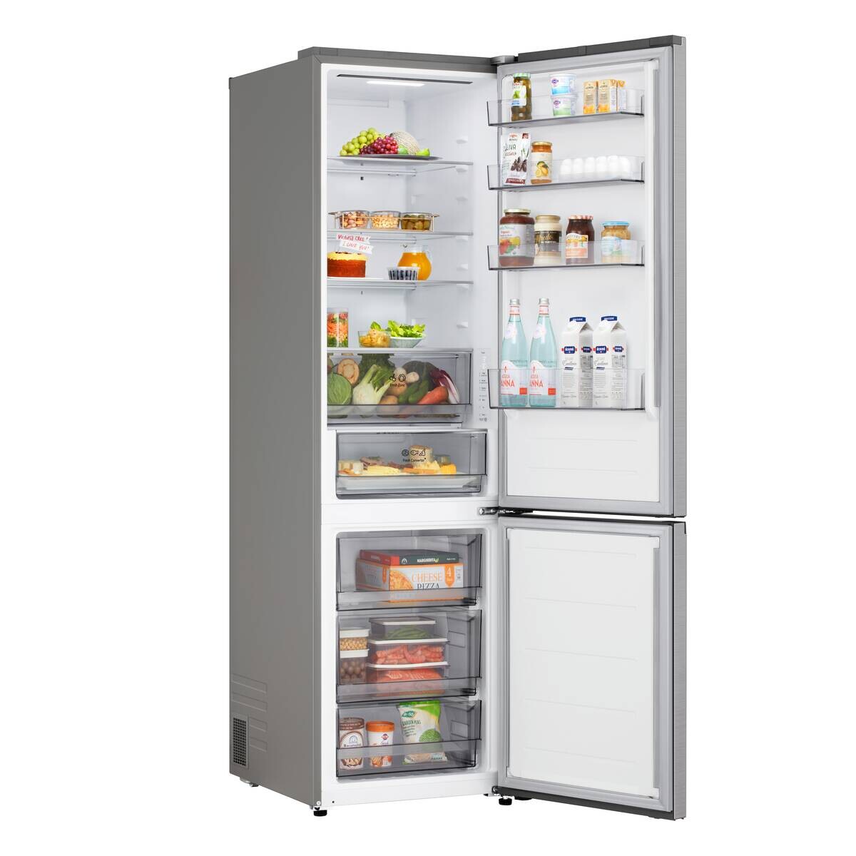 LG Kühl-/Gefrierkombination GBBSJ2CCPY silber B/H/T: ca. 59,7x203x67,4 cm