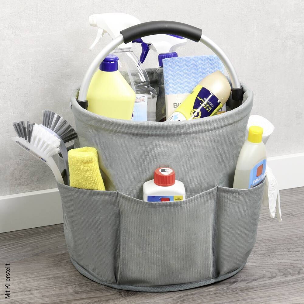 Kesper Universal-Reinigungskorb grau Edelstahl B/H/L: ca. 28x26,5x29 cm