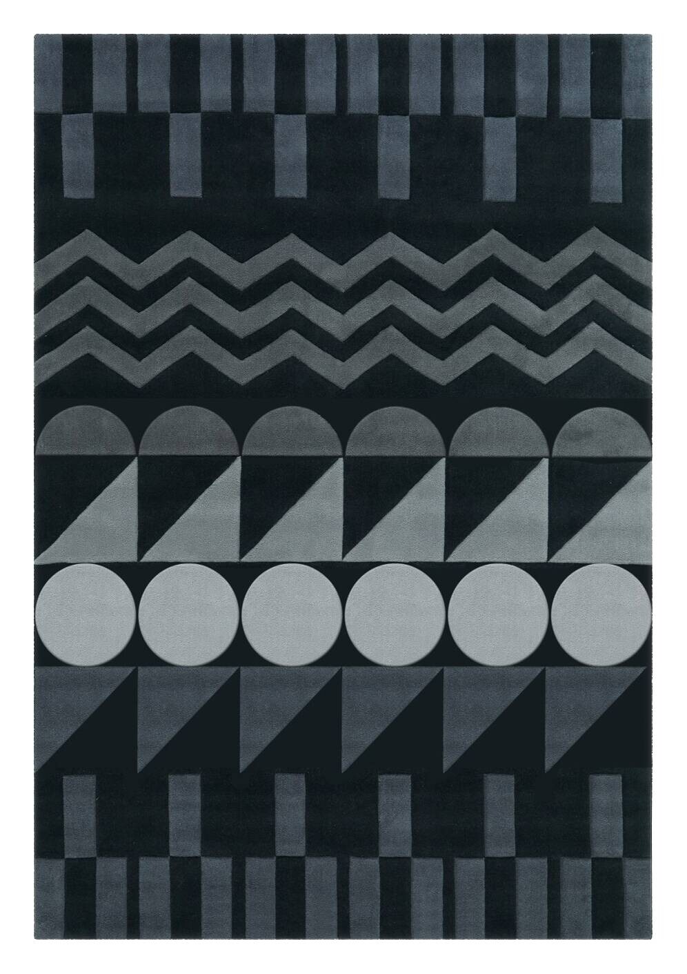 Arte Espina Kurzflorteppich Spirit 3120 anthrazit B/L: ca. 70x140 cm