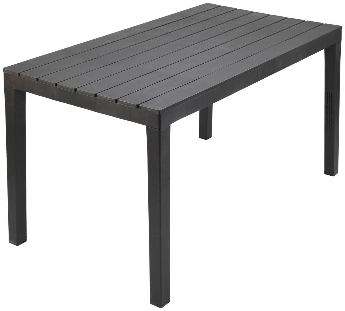 ProGarden Gartentisch Sumatra anthrazit Kunststoff B/H/L: ca. 78x72x138 cm